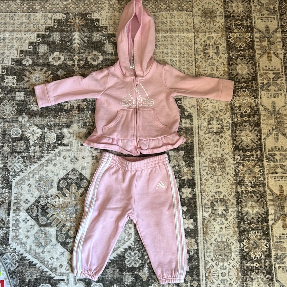 Infant Adidas Sweatshirt and Sweat Pants
